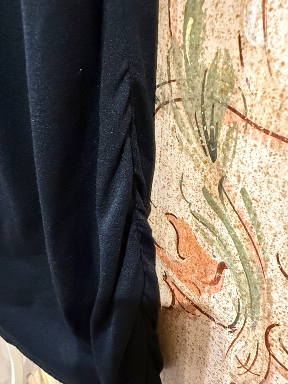 La Befana  Black Cowl Neck Sleeveless tunic - Picture 8 of 14